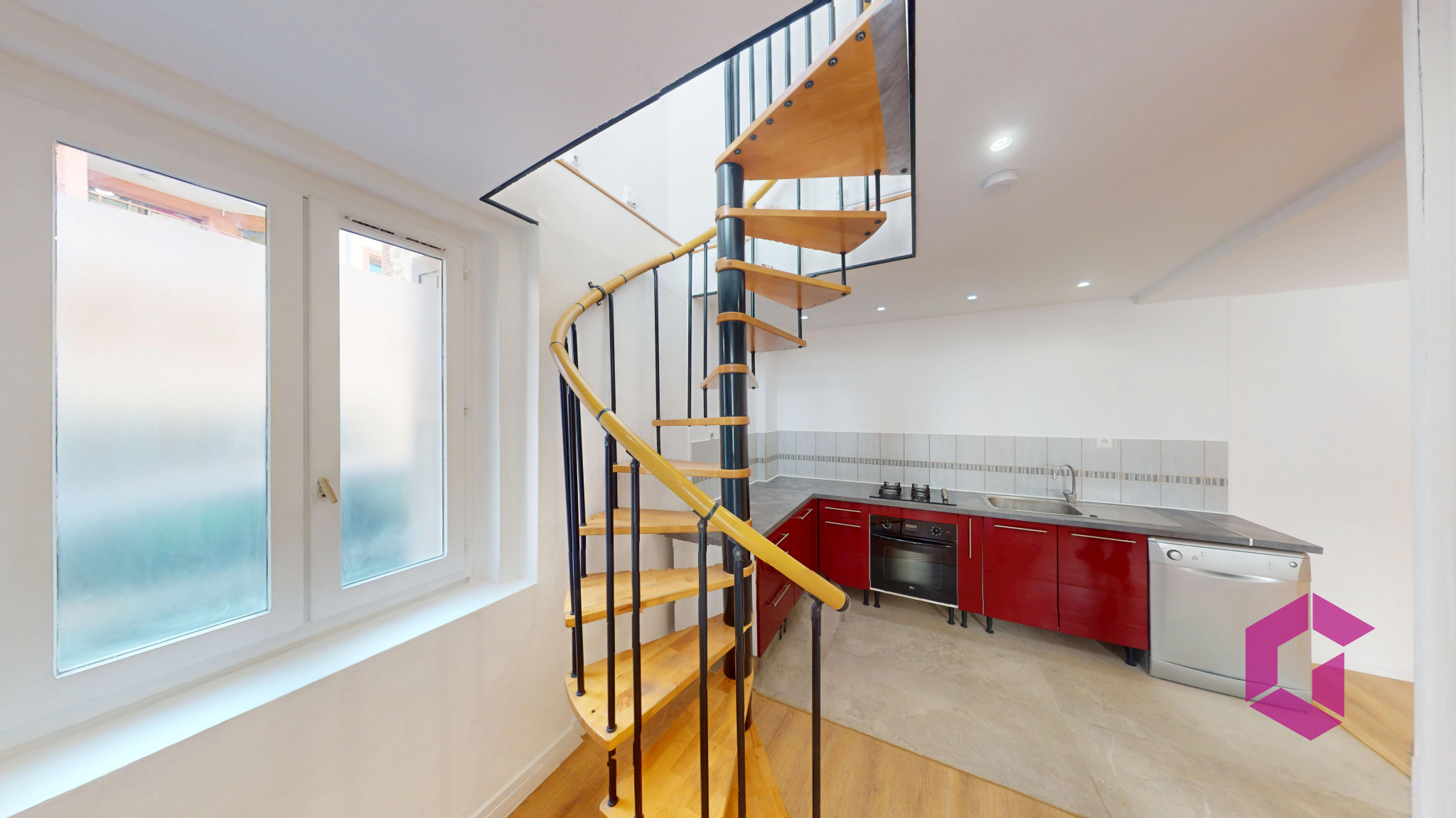 Maison de ville en duplex 80m2