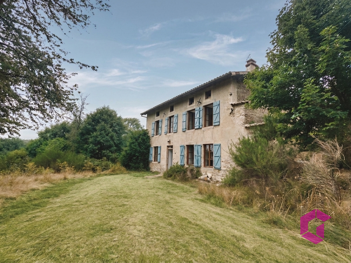 MAISON DE CARACTERE EN PIERRE DE 170m2 AU COEUR DE L'AUVERGN